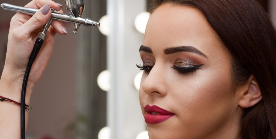 wearing makeup